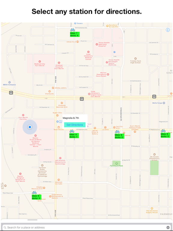 Bike Stations Fort Worth screenshot 2