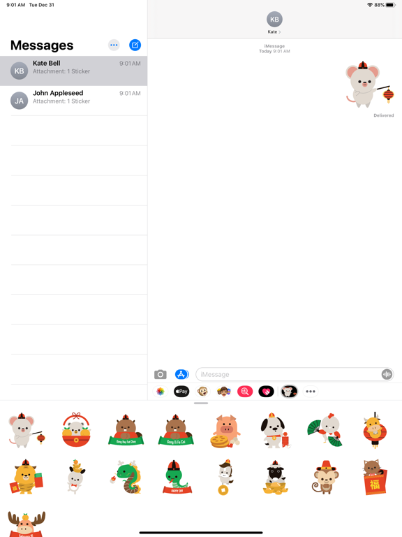 Screenshot #2 for Chinese New Year Stickers