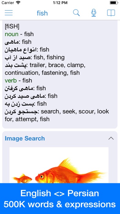 Persian Dictionary - Dict Box Screenshot