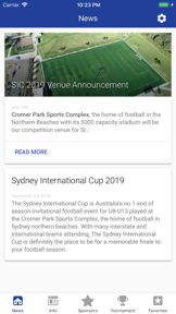 Sydney International Cup SIC screenshot
