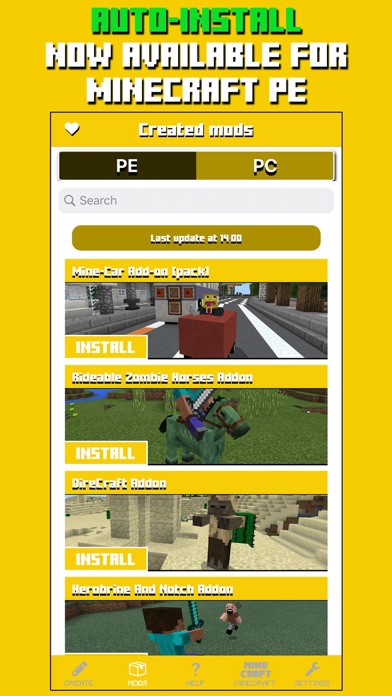 Mods for Minecraft PC & PE Screenshot