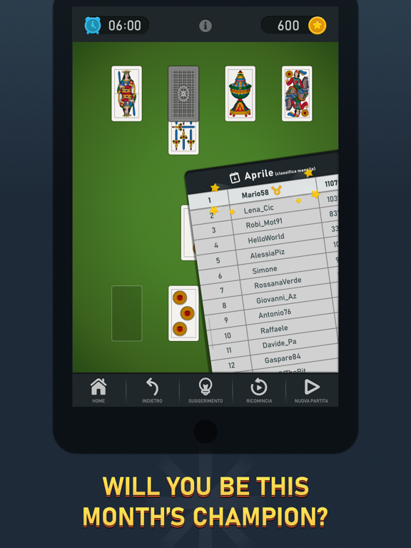 Italian Solitaire Collection iPad screenshot