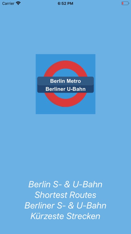 Berlin Metro - Route Planner