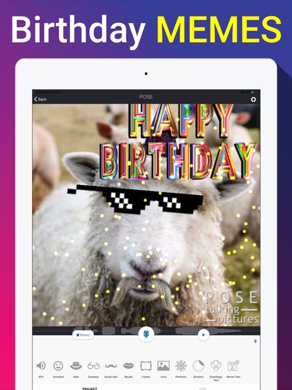 POSE: Talking Pictures iPad screenshot 4 - Entertainment app