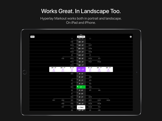 Hyperlay Markout iPad screenshot 9 - Utilities app