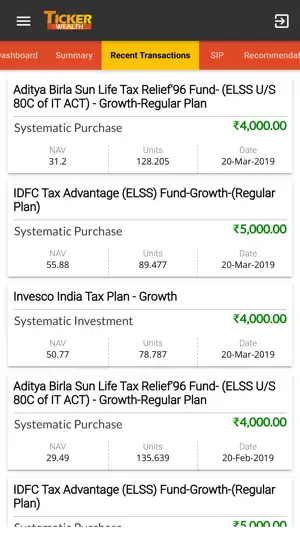 Ticker Wealth Client screenshot 3