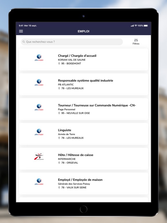 Mobile Saint-Germain-en-Laye iPad screenshot 6 - News app
