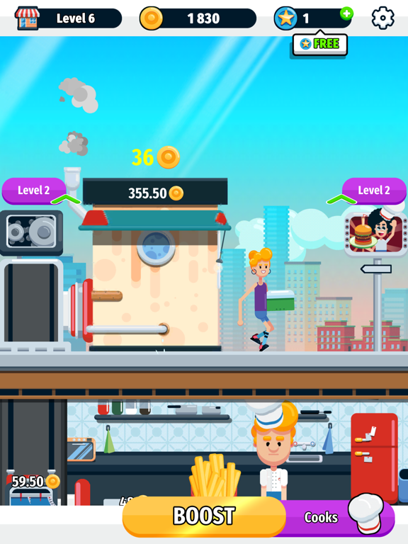 Idle Food Empire iPad screenshot 1 - Games app