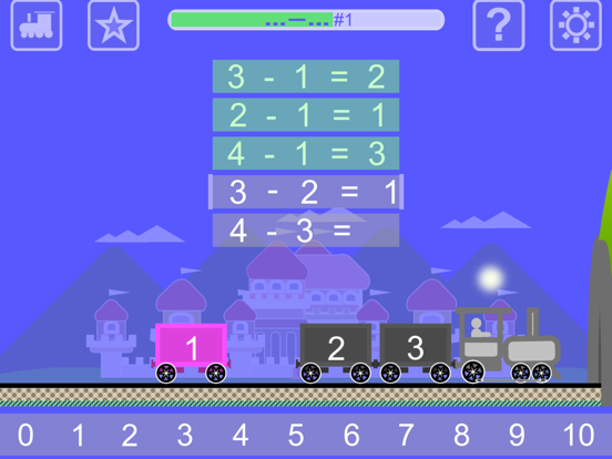 Math Learning Train iPad screenshot 6 - Education app