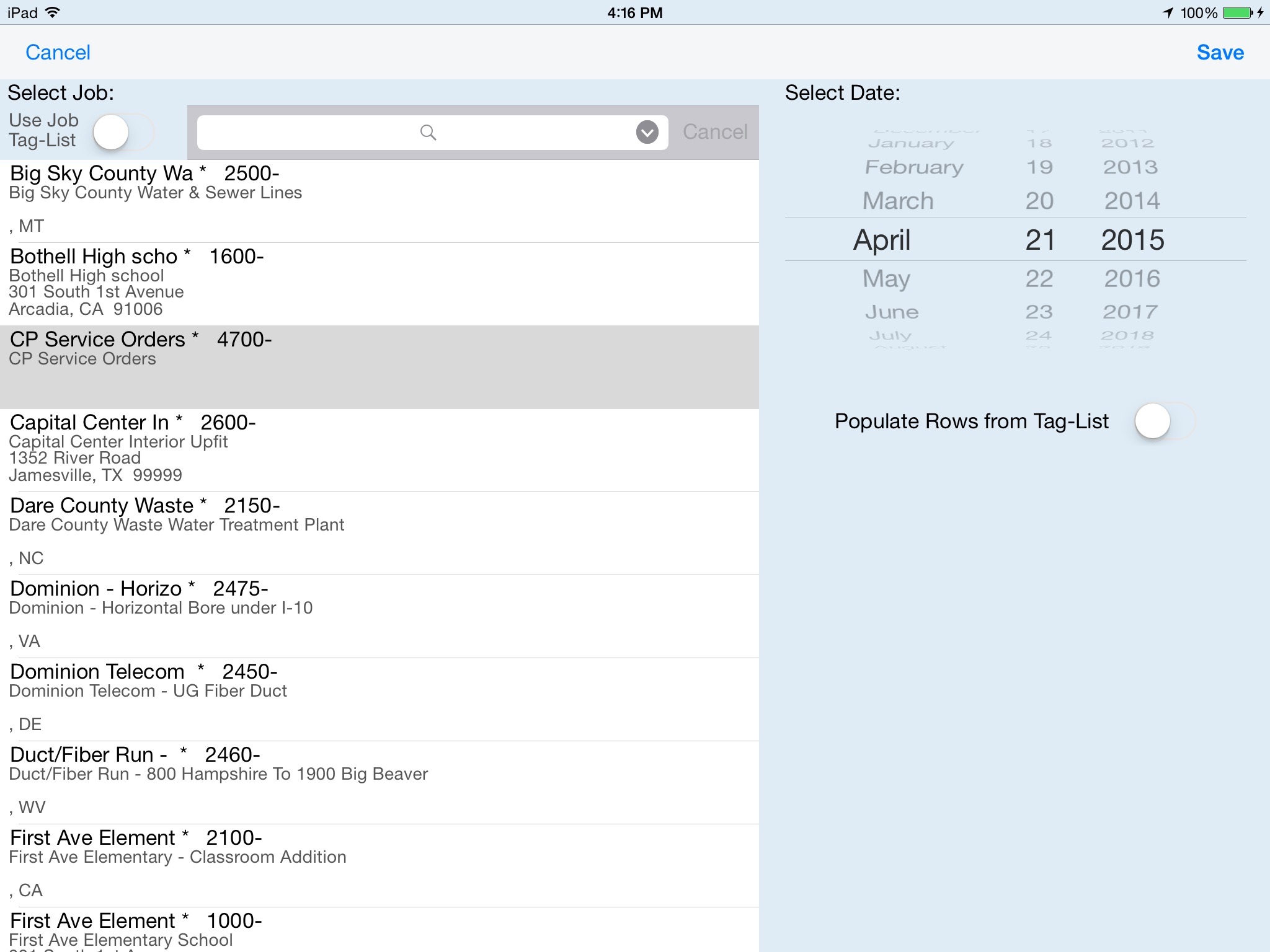 PowerTrack Timesheet screenshot 4