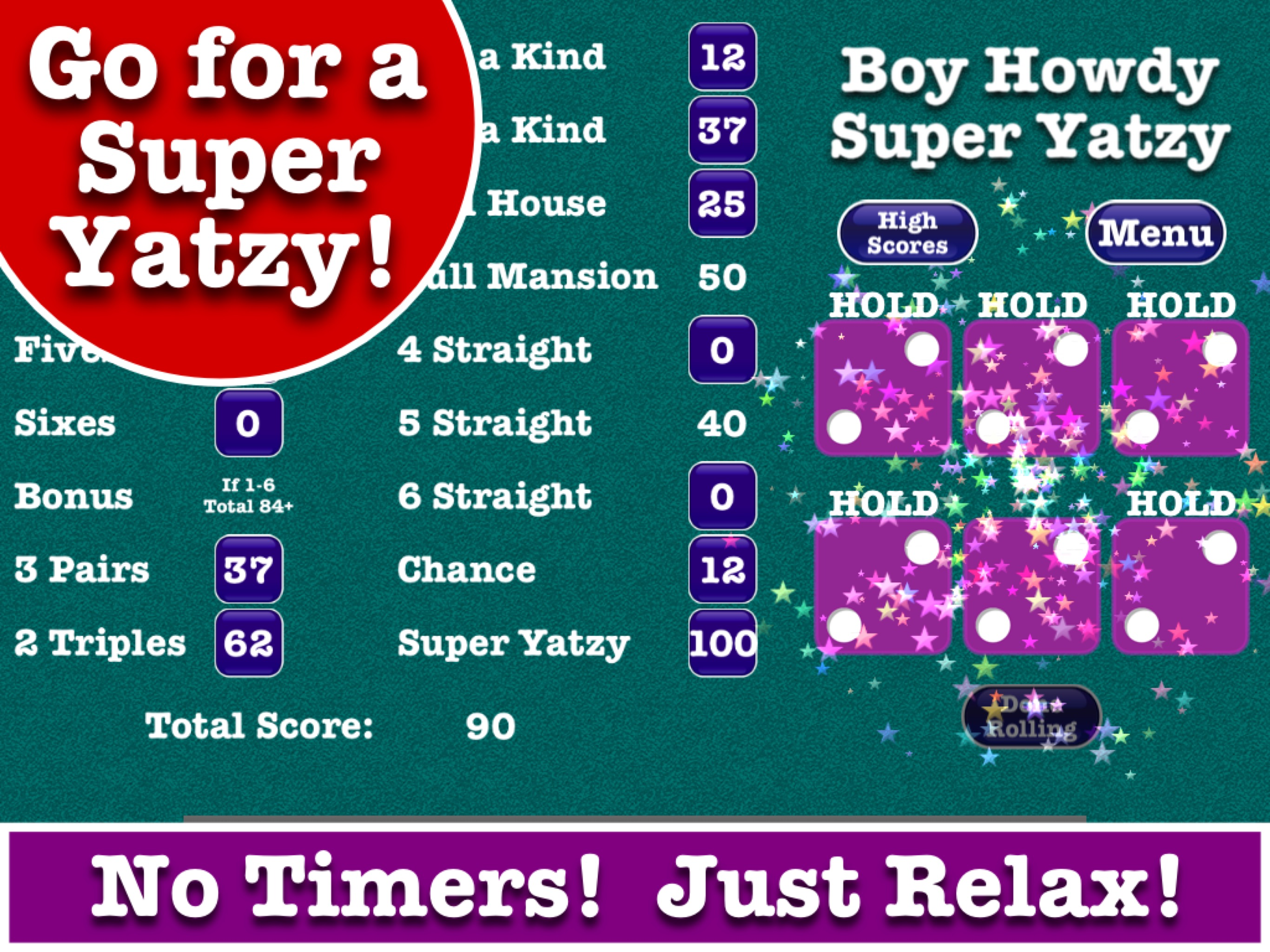 Super Yatzy - Six Dice of Fun!