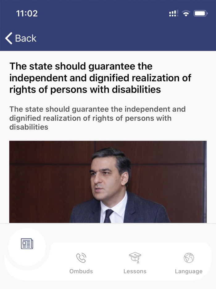 Human Rights Defender of RA