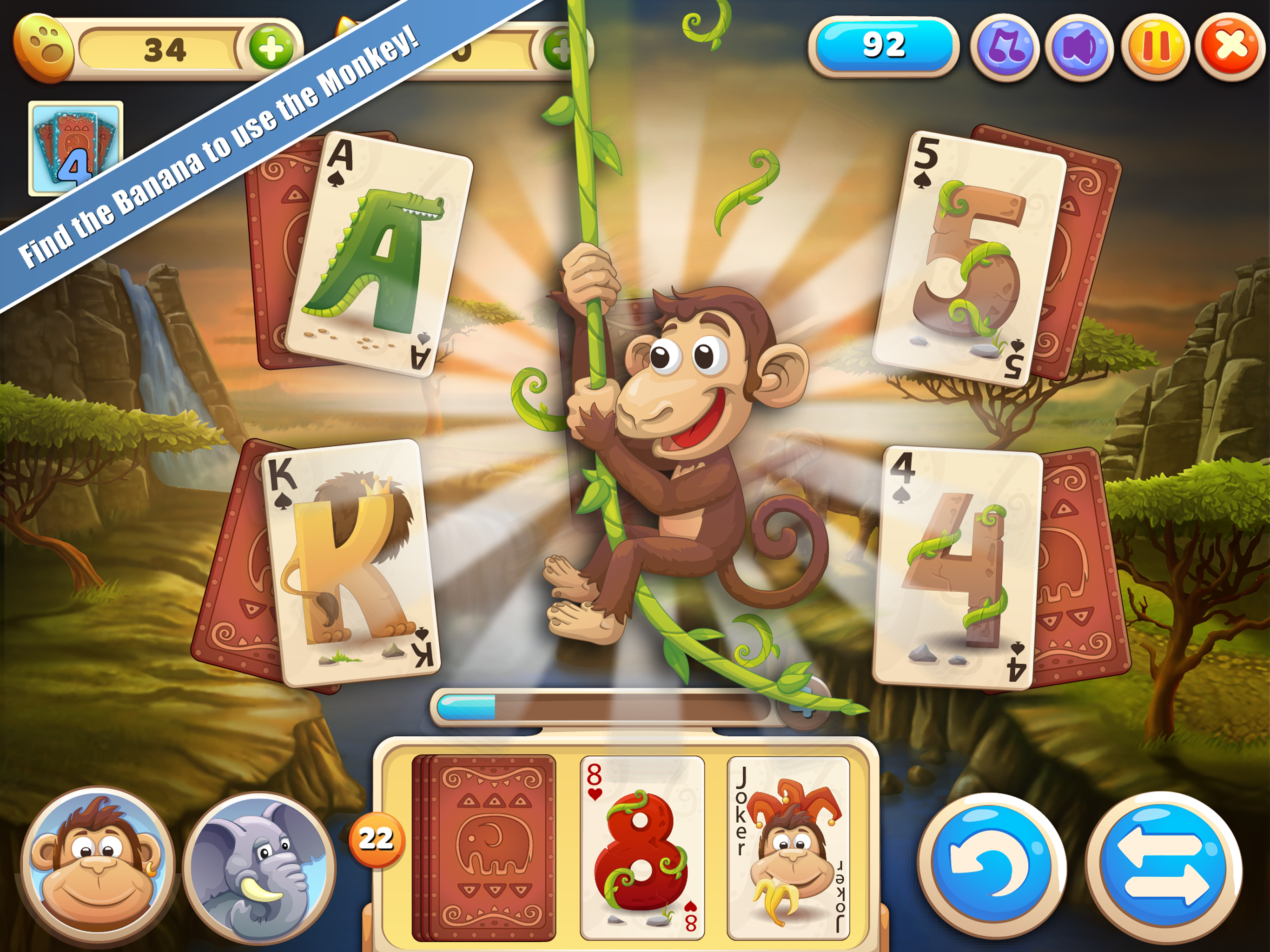 Solitaire Safari - Card Game