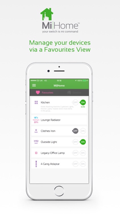 MiHome – Energenie Smart Home