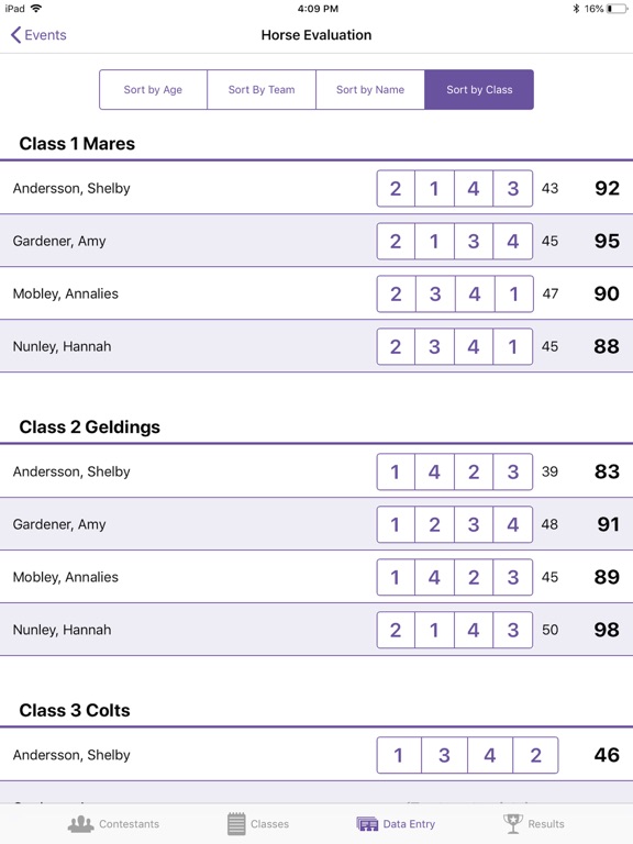 Screenshot #5 for eJudging Pro
