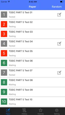 Game screenshot TOEIC Test Part5 Reading 800 mod apk