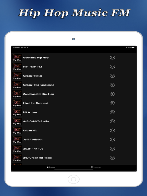 Screenshot #4 pour Hip Hop Music FM