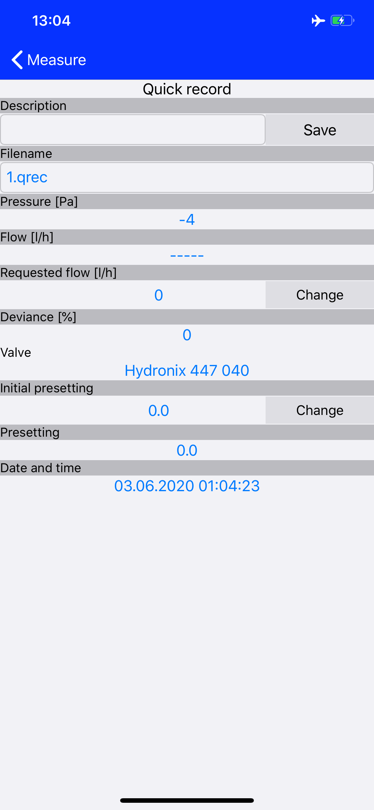Hydronix T650 screenshot 6