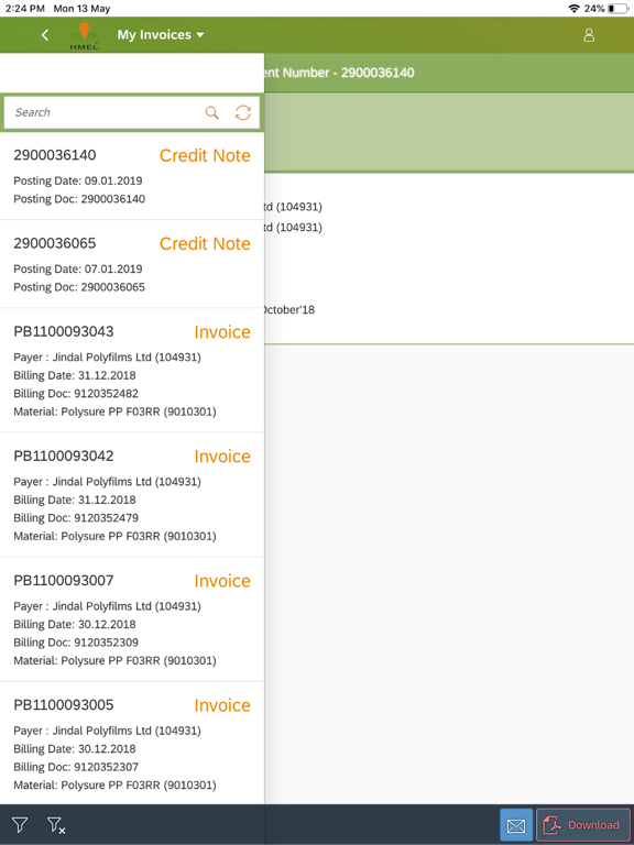 Screenshot #4 pour HMEL Business Connect