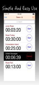 Timer+S -Workout,Kitchen Timer screenshot #1 for iPhone