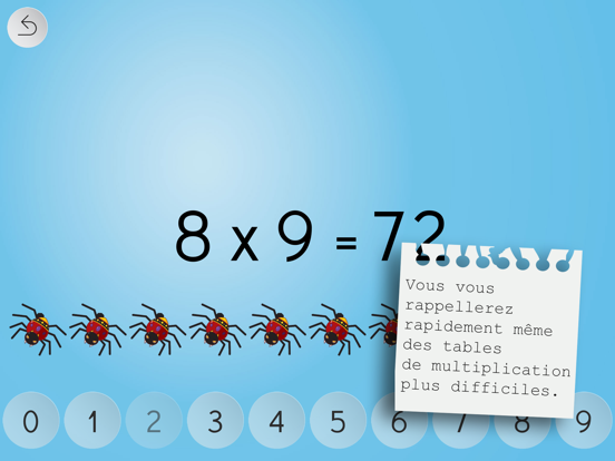 Screenshot #6 pour Tables_de_multiplications