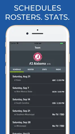 Game screenshot Alabama Football Schedules mod apk