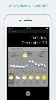 widget weather iphone screenshot 2