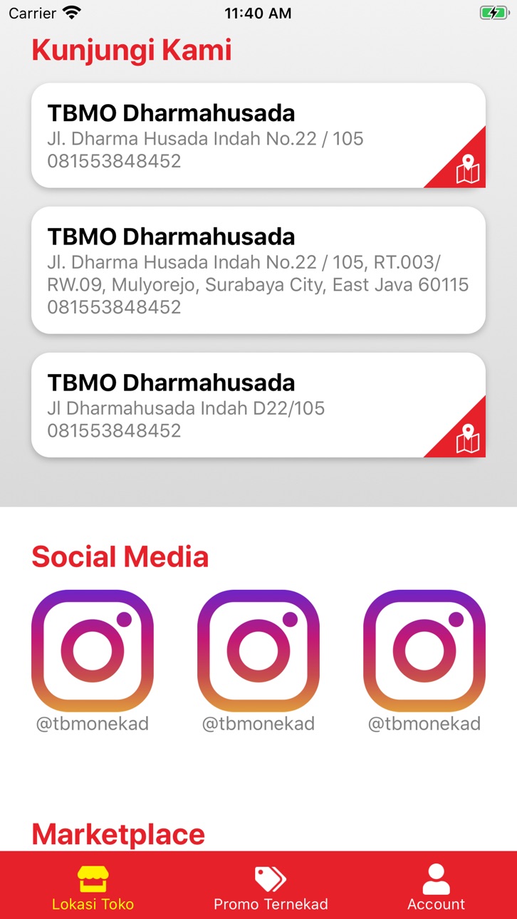 iPhone screenshot