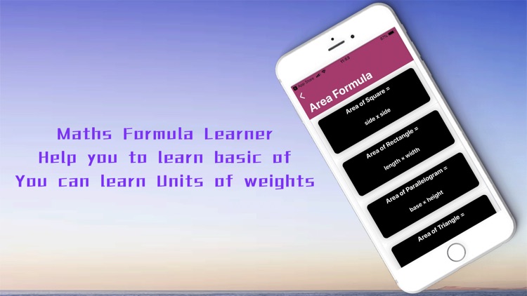Maths Formula Learner