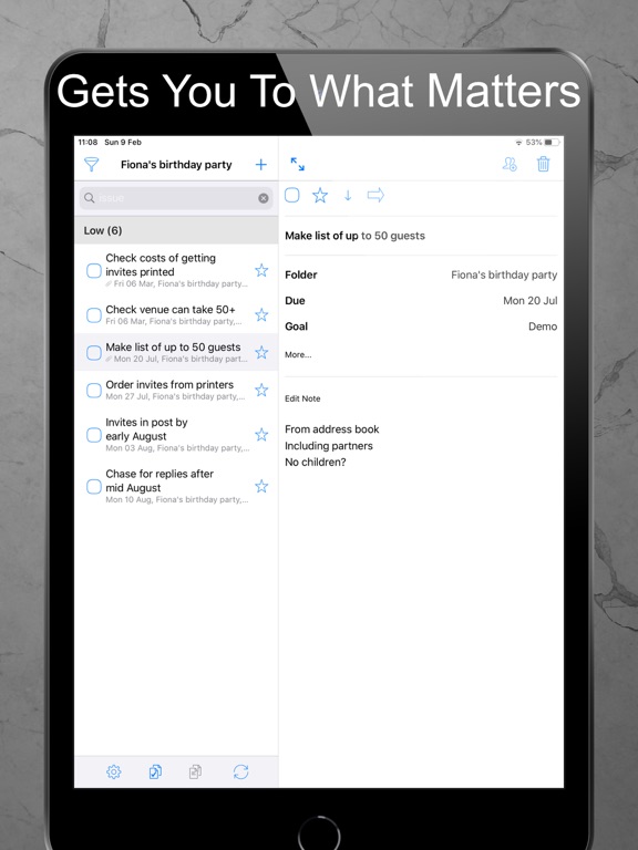 Screenshot #4 pour TaskAngel To-Do List