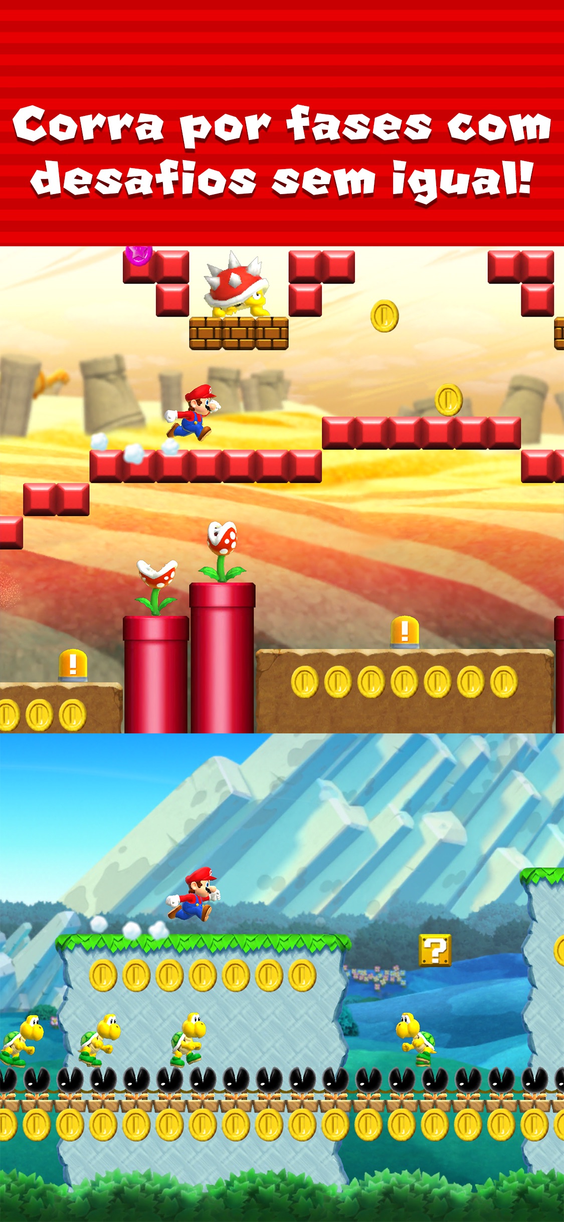 Screenshot do app Super Mario Run