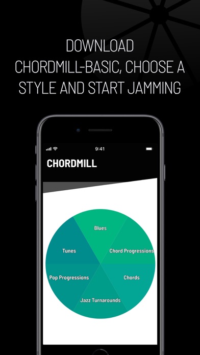 Chordmill: Play Along Music iPhone screenshot 3 - Music app