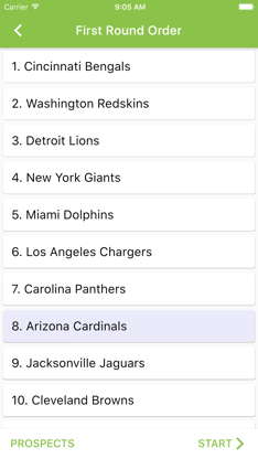 Sports Draft Simulator screenshot 6