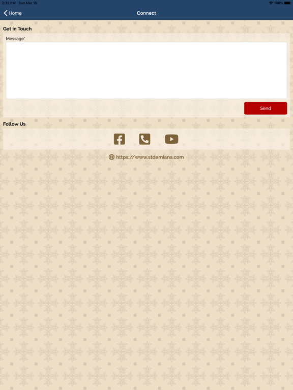 St Demiana Church San Diego iPad screenshot 6 - Social Networking app