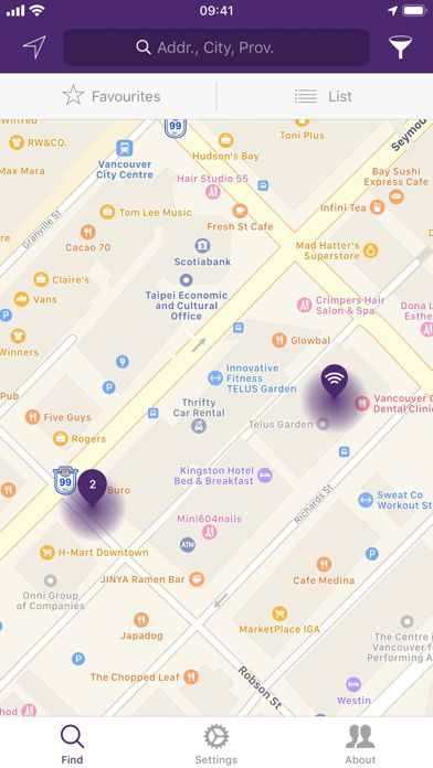 TELUS Wi-Fi Finder screenshot 2