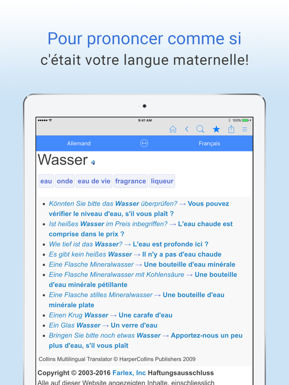 Screenshot #5 for Dictionnaire français-allemand