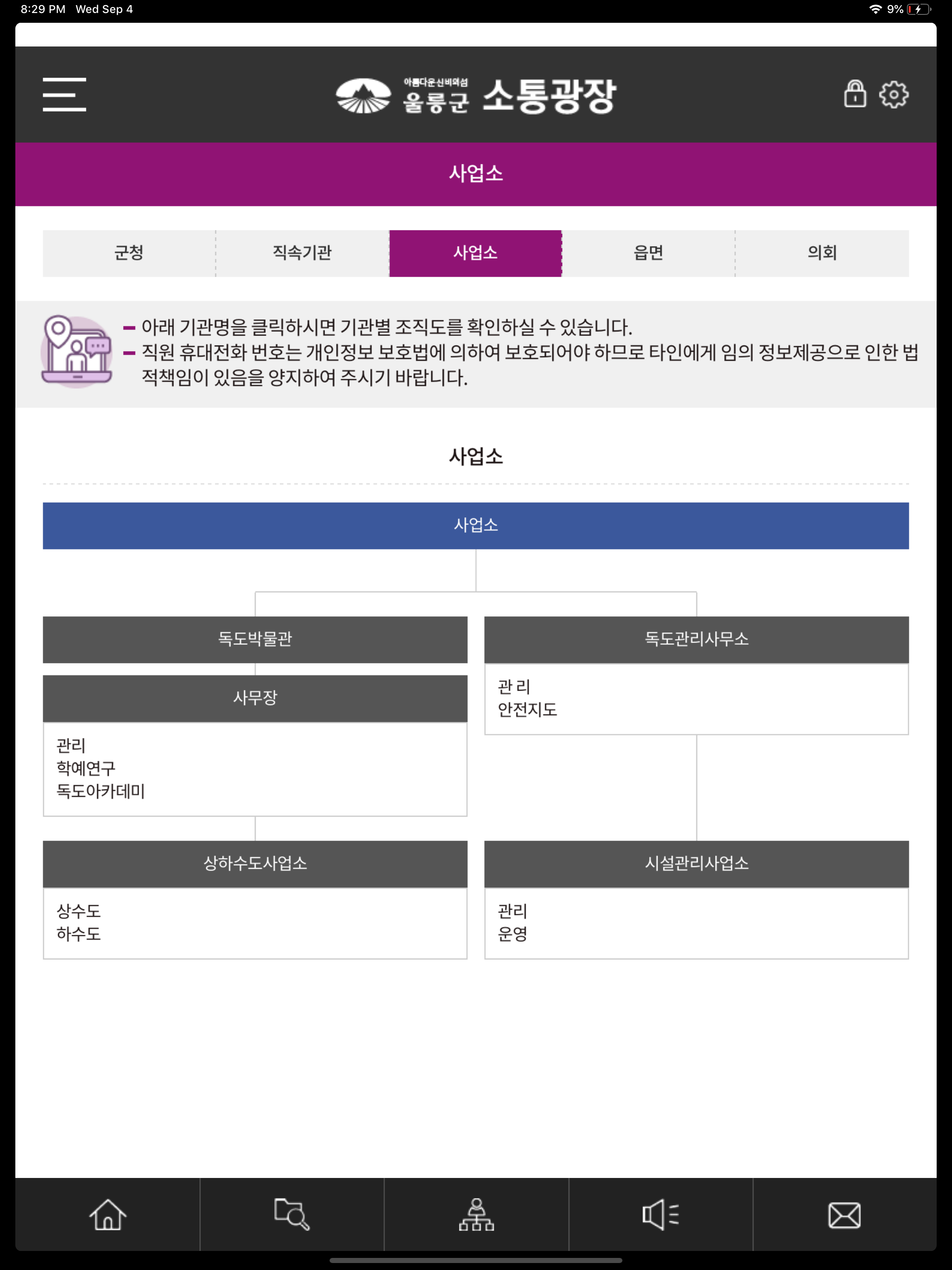 울릉군 소통광장
