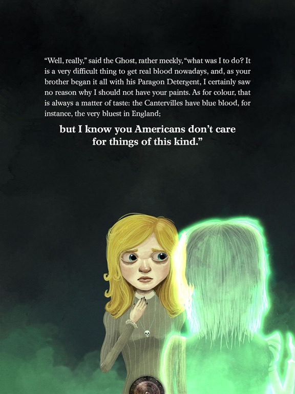 The Canterville Ghost iPad screenshot 4 - Book app