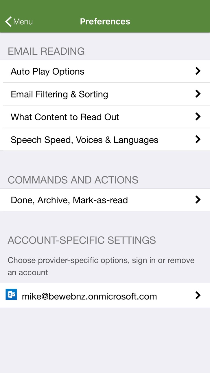 iPhone screenshot