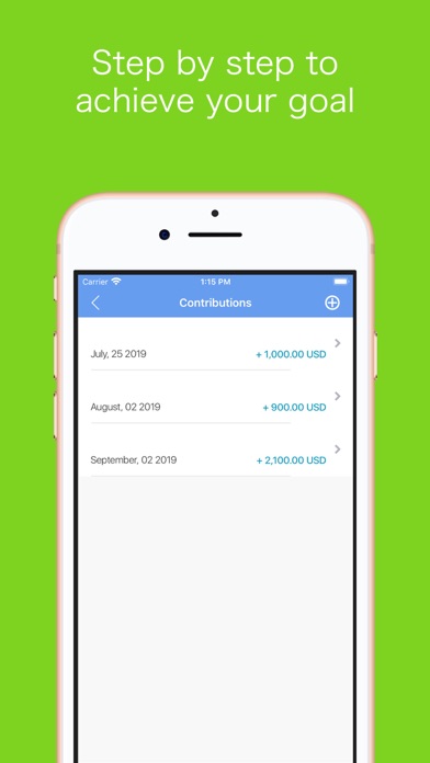 Money Goal - Goals Tracker Screenshot