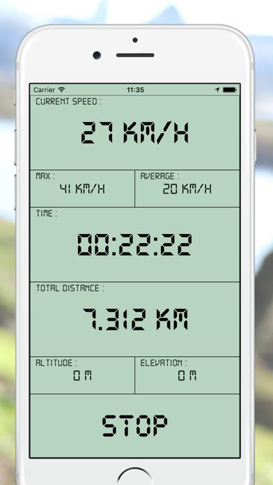 Screenshot #1 pour Cyclo - Compteur de vitesse