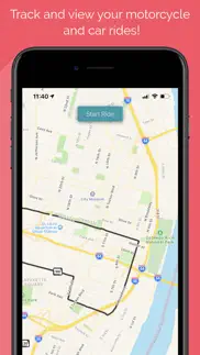 motorcycle & car ride tracker iphone screenshot 1