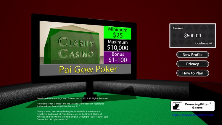 Clarity Casino Pai Gow Poker