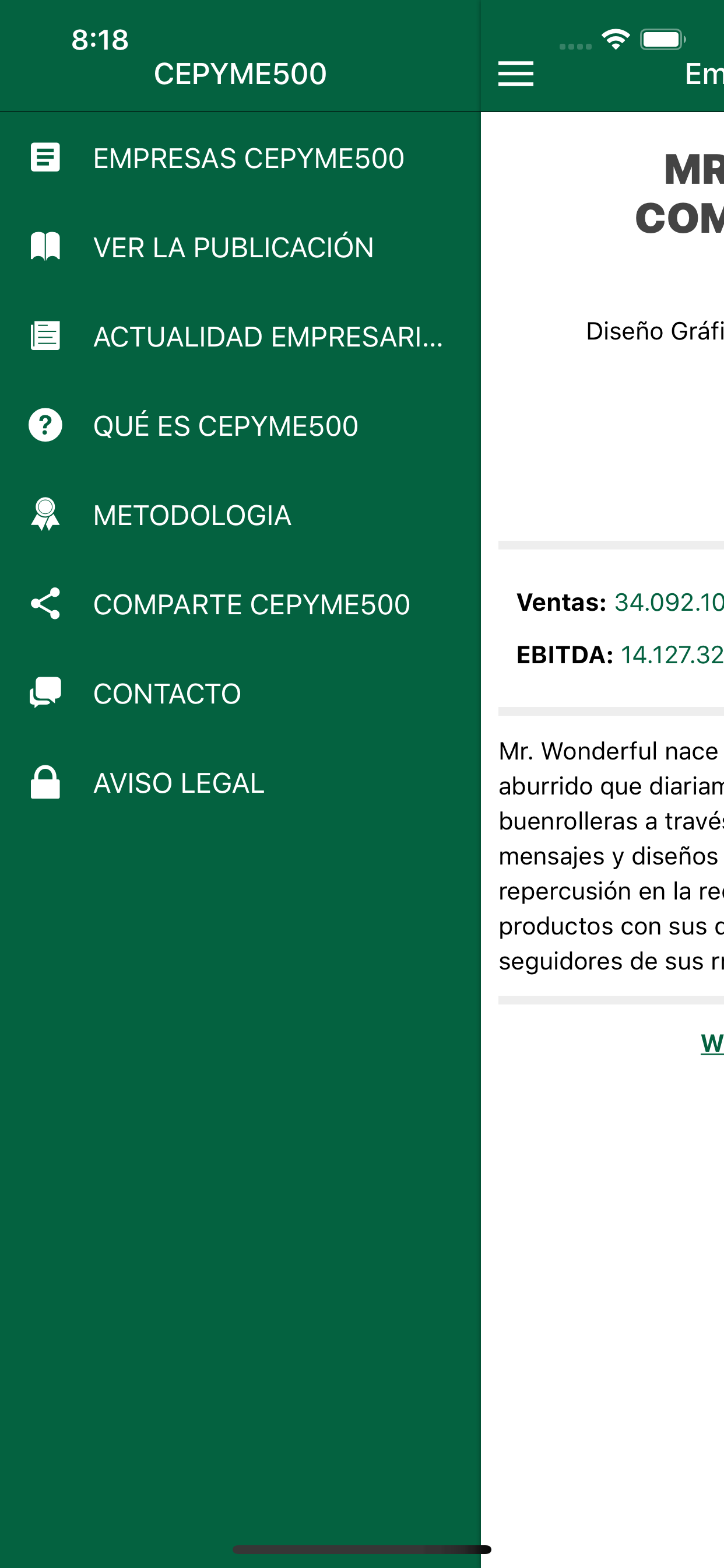 CEPYME500 screenshot 3