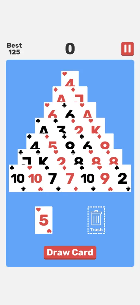 Endless Pyramid Solitaire