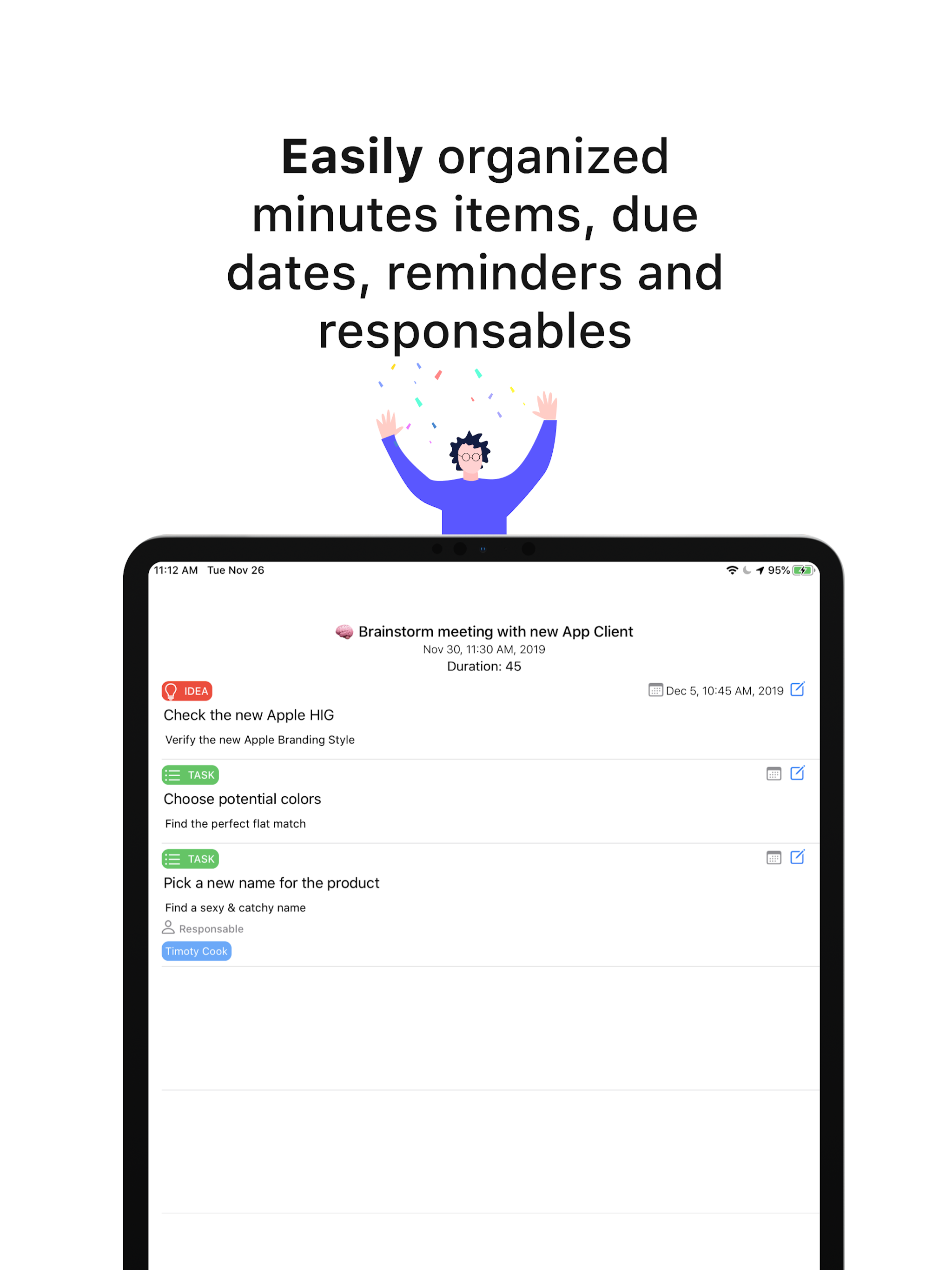 Minutes - Meetings notes