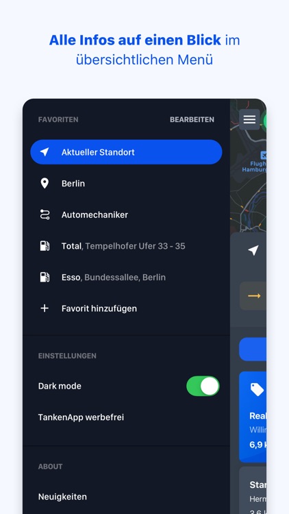 TankenApp mit Benzinpreistrend screenshot-4