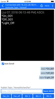mqtt terminal iPhone Captures Décran 3