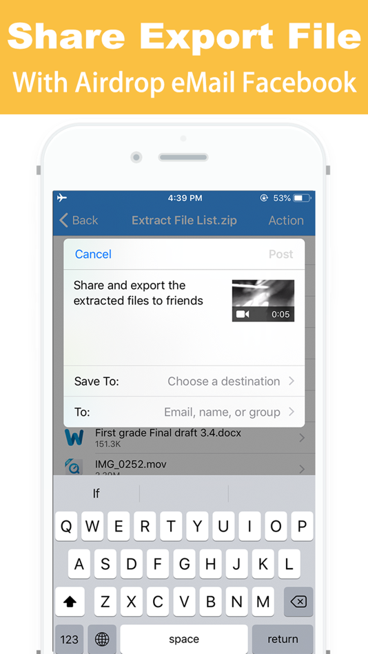 #5. ZipArchiver- RAR Zip File Tool (iOS) 由: 泽辉 王