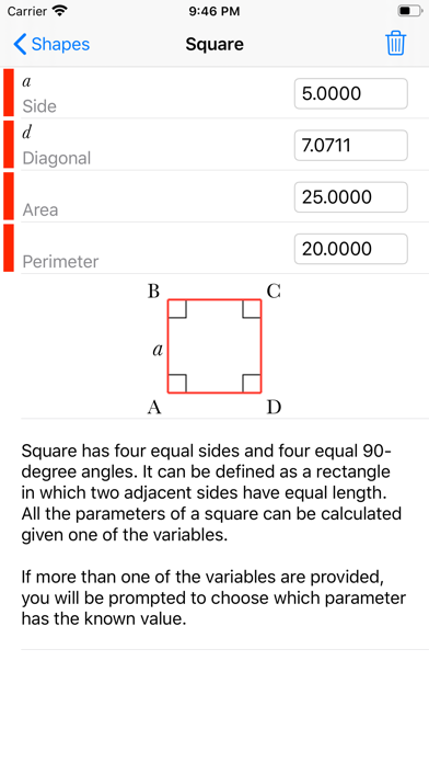 Geometry Calculator++のおすすめ画像5